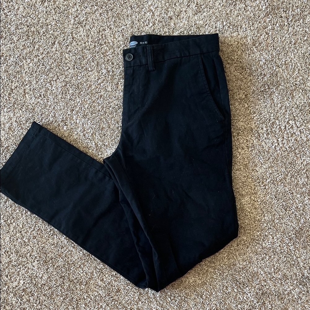 Old Navy Men’s Black Chino Pants Size 32x32